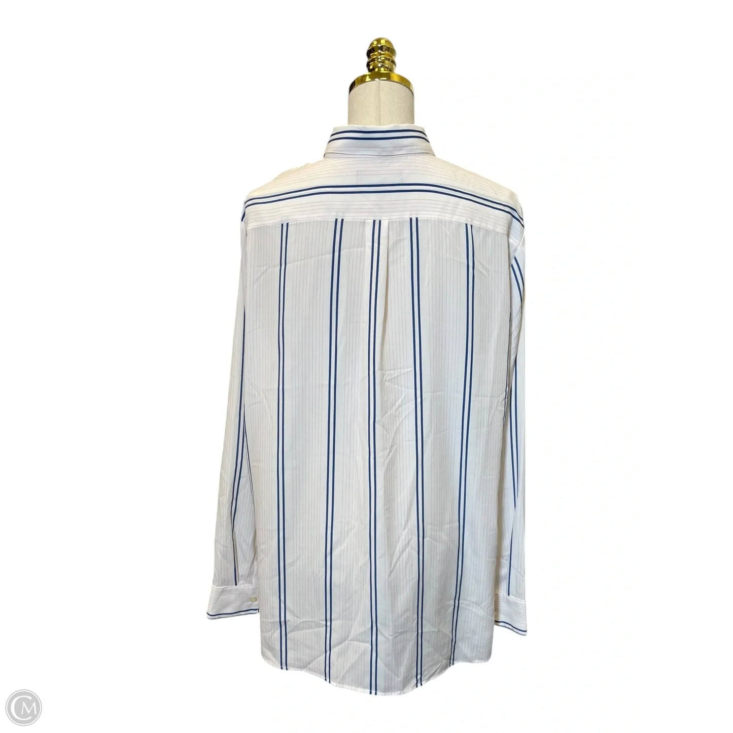 Top Long Sleeve By Banana Republic In Striped Pattern, Size: Xl
