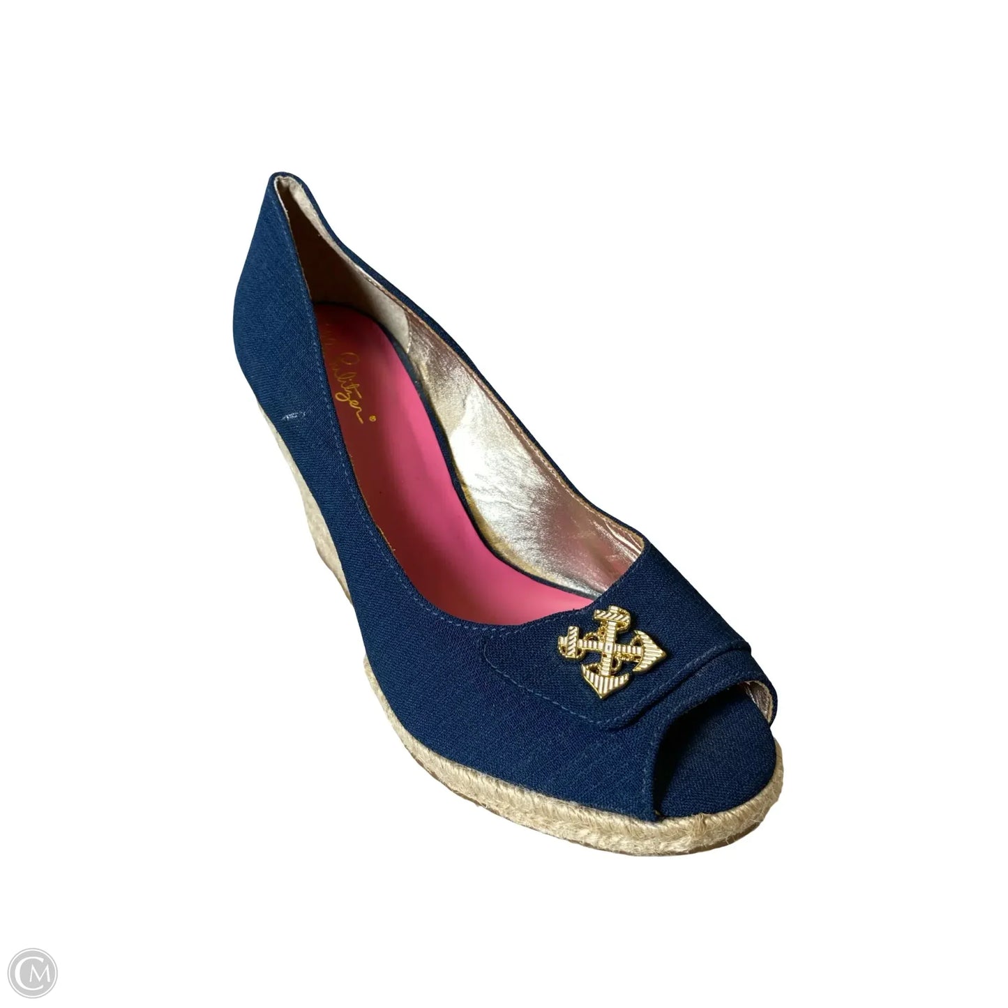Shoes Designer By Lilly Pulitzer In Navy, Size: 7