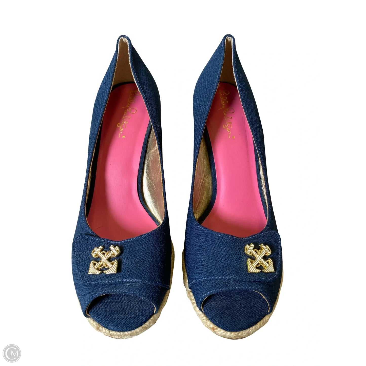 Shoes Designer By Lilly Pulitzer In Navy, Size: 7