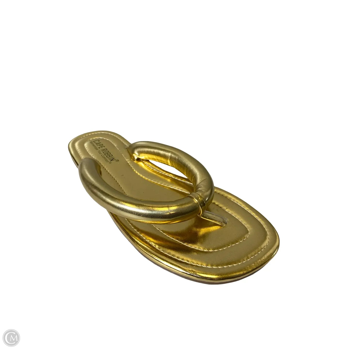 Sandals Flats By Cape Robbin In Gold, Size: 8