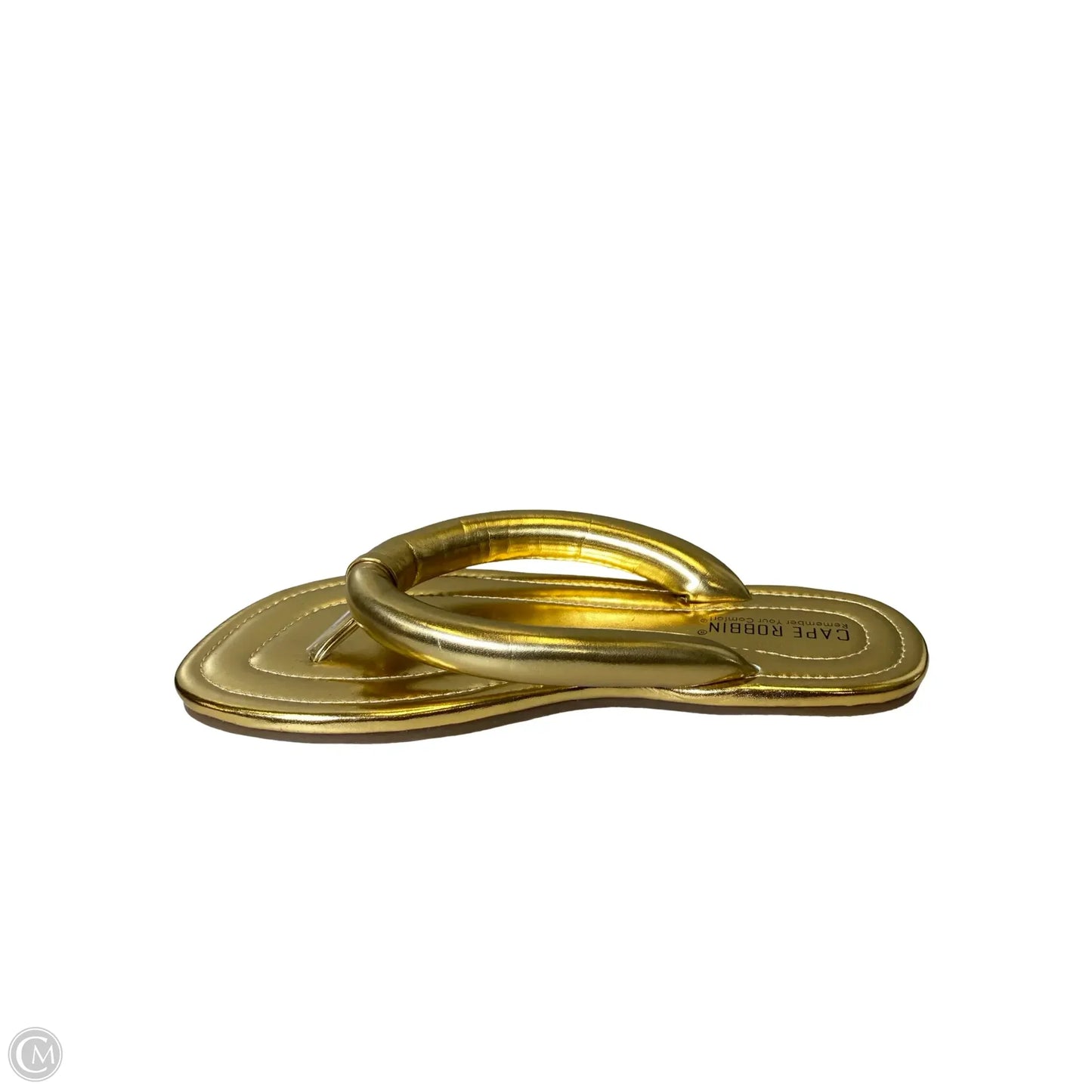 Sandals Flats By Cape Robbin In Gold, Size: 8