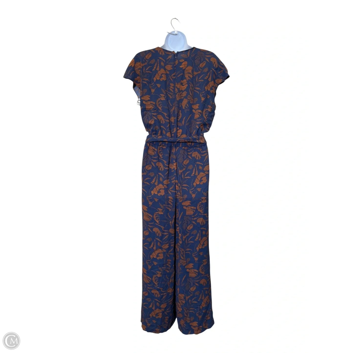 Jumpsuit By Halogen In Blue & Brown, Size: M