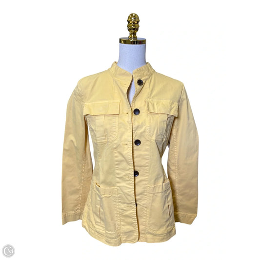 Jacket Other By Loft In Yellow, Size: S