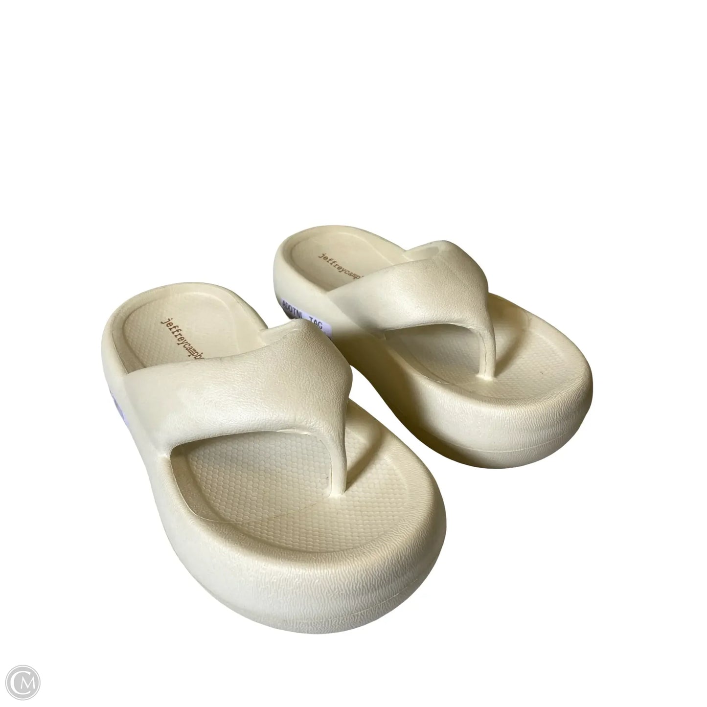 Sandals Heels Platform By Jeffrey Campbell In White, Size: 7