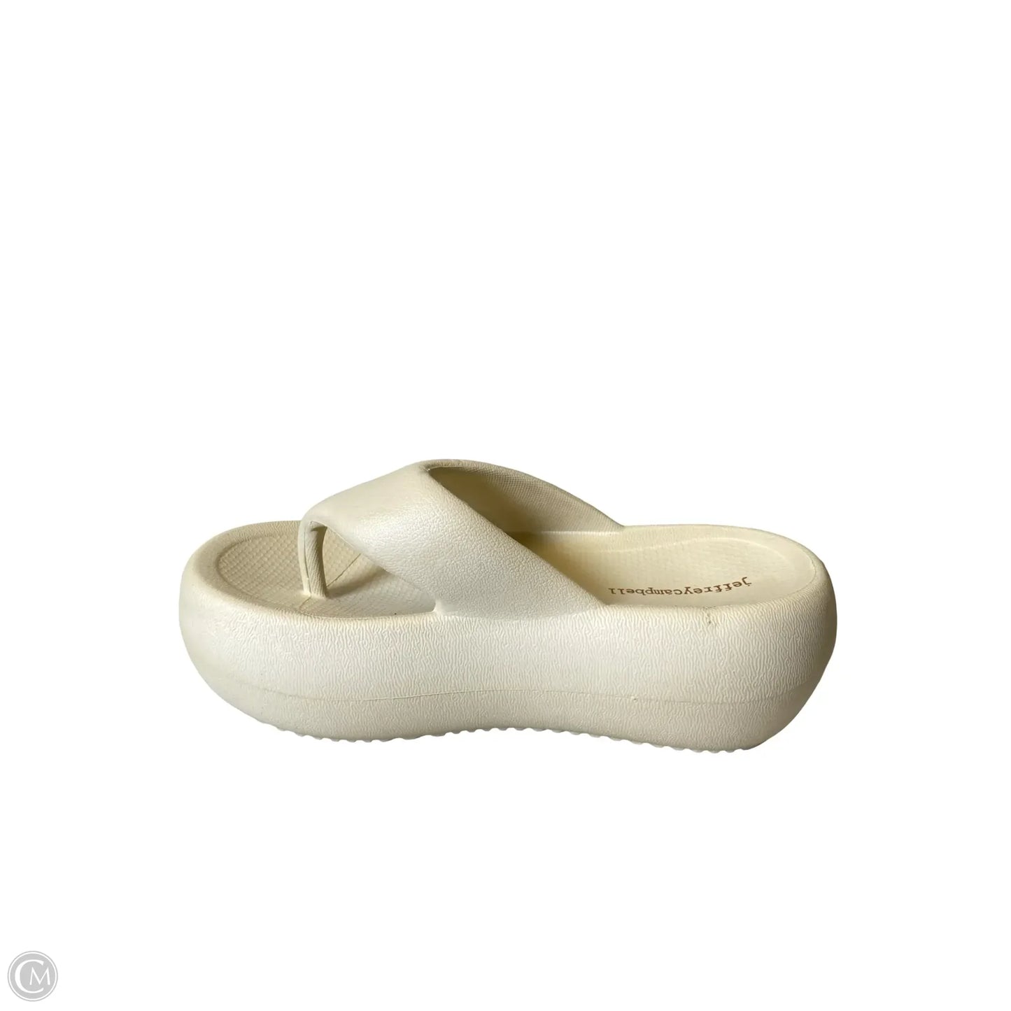 Sandals Heels Platform By Jeffrey Campbell In White, Size: 7