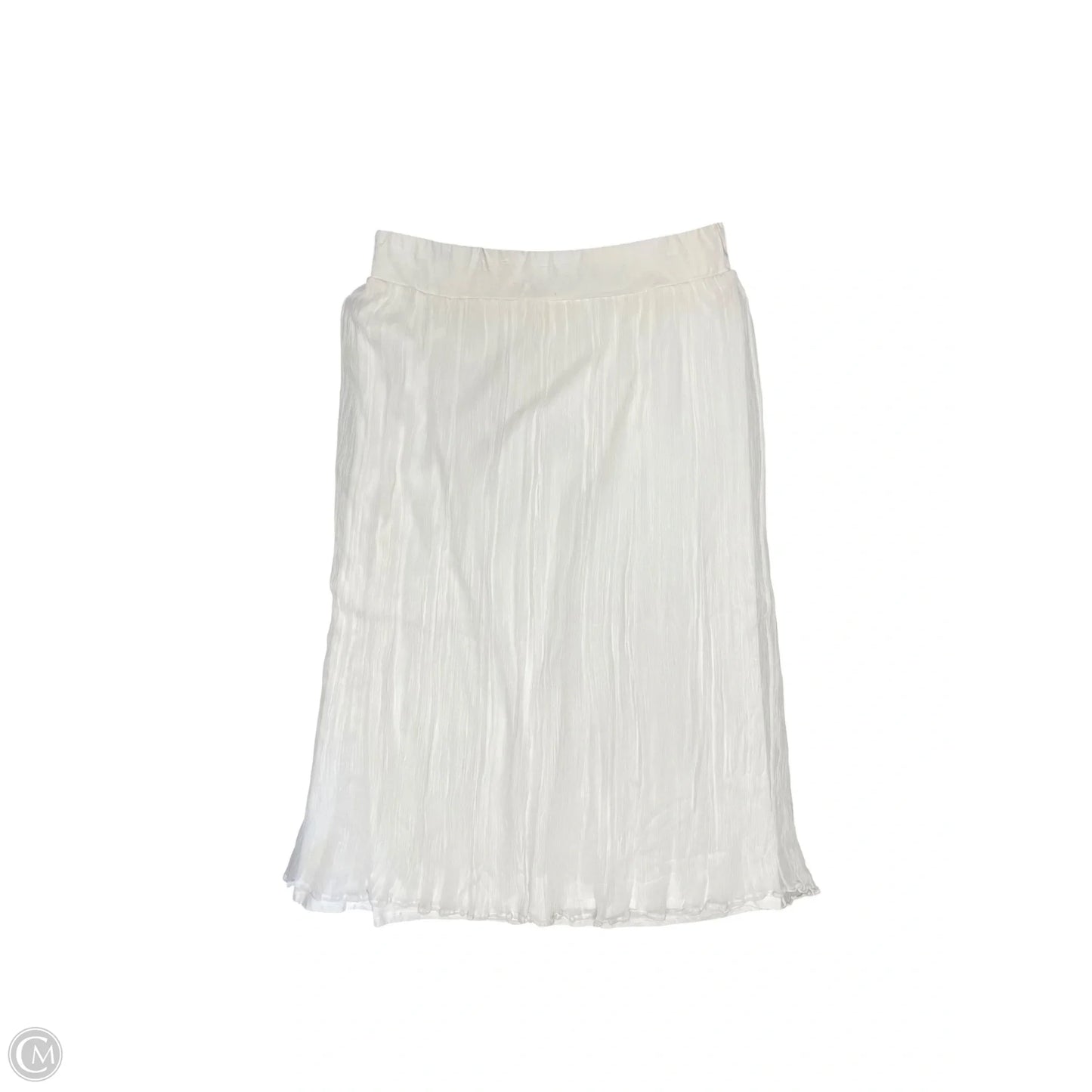 Skirt Maxi By Chelsea And Theodore In White, Size: M