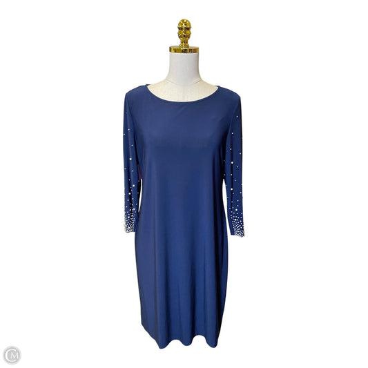 Dress Casual Midi By Msk In Navy, Size: L