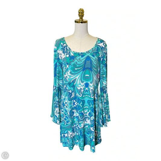Dress Casual Midi By Msk In Multi-colored, Size: L