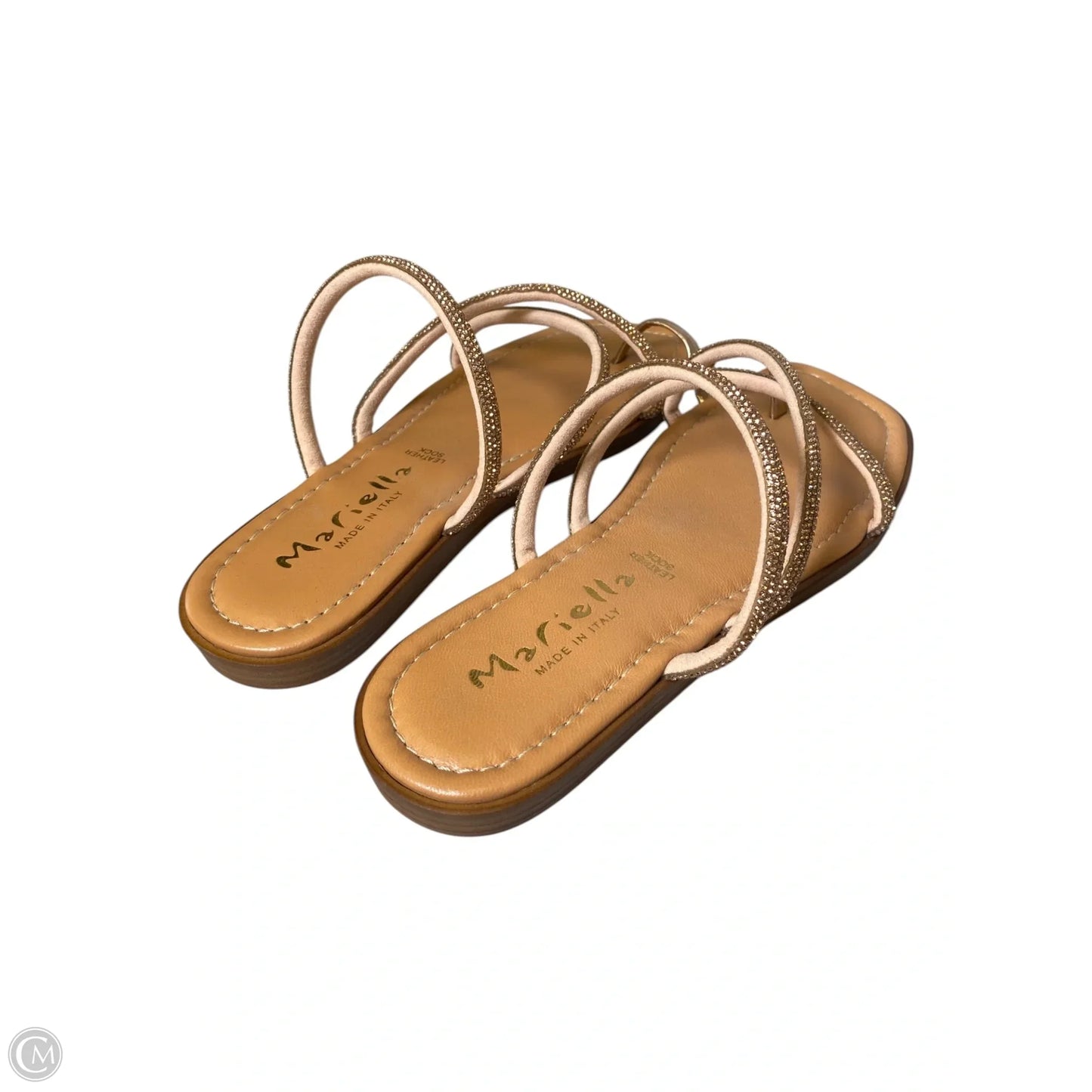 Sandals Flats By Xoxo In Brown, Size: 6.5