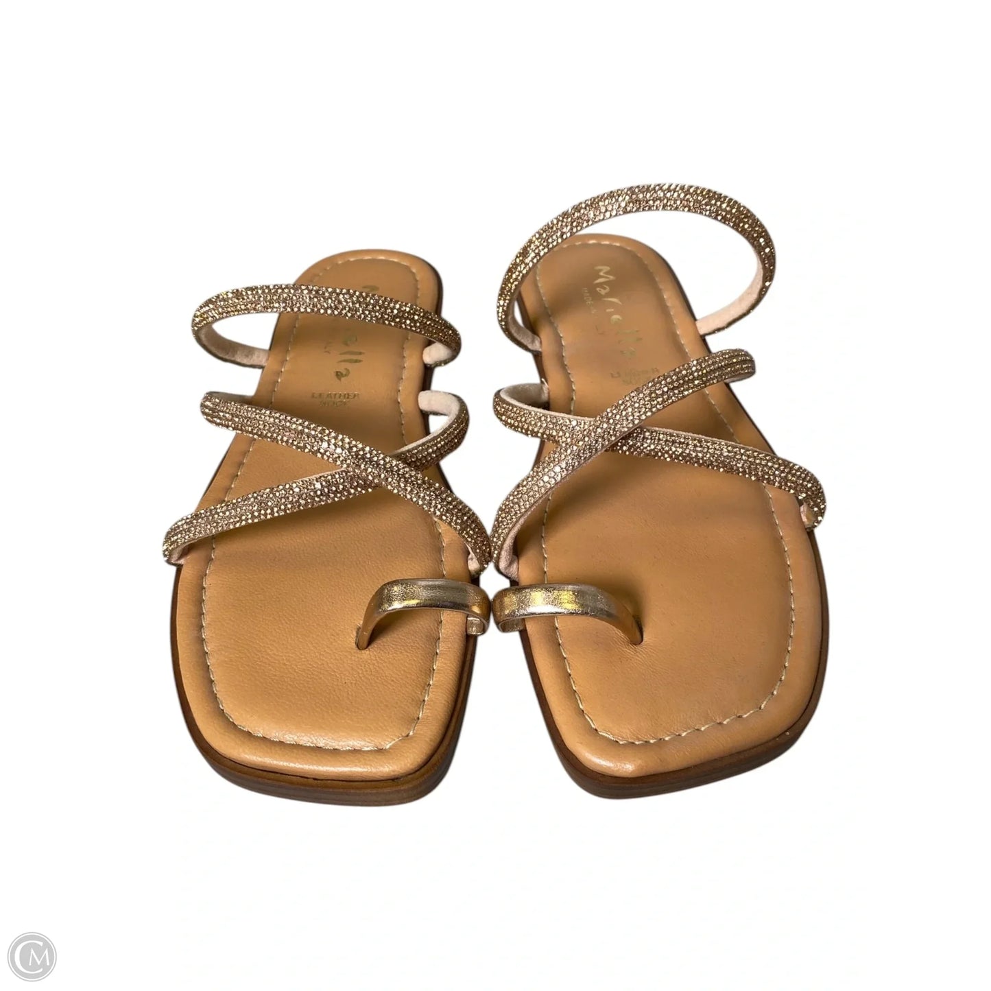 Sandals Flats By Xoxo In Brown, Size: 6.5
