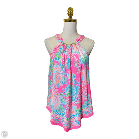Top Sleeveless Designer By Lilly Pulitzer In Multi-colored, Size: Xl