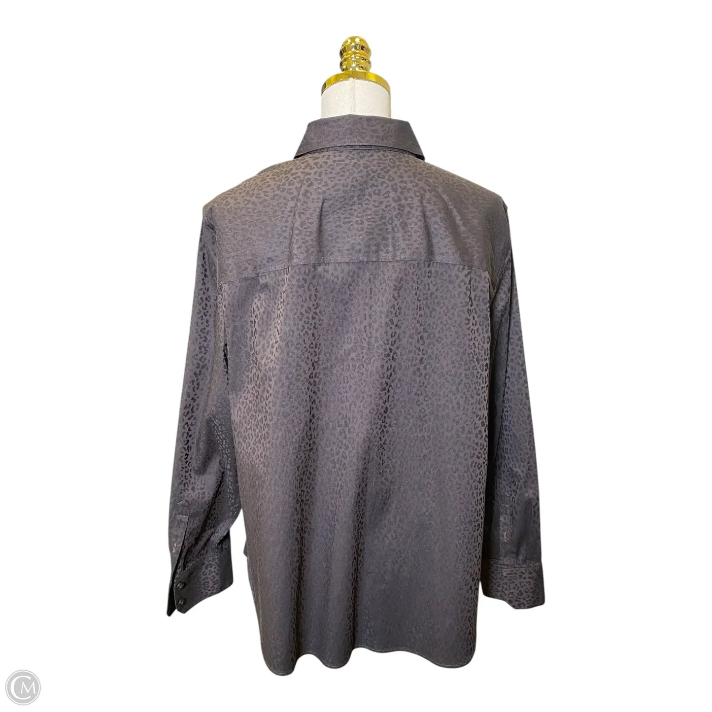 Top Long Sleeve By Chicos In Animal Print, Size: L