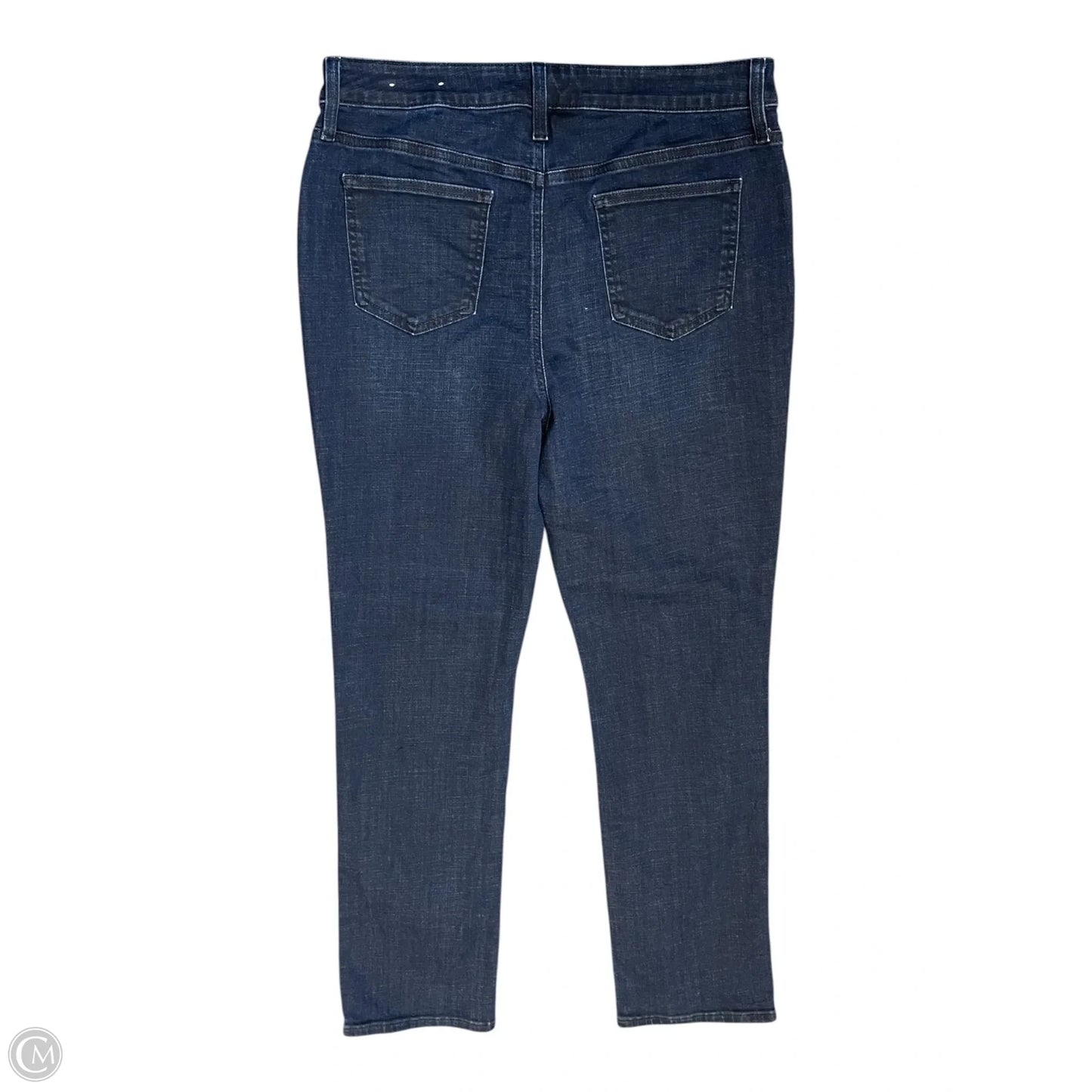 Jeans Straight By Chicos In Blue Denim, Size: 10