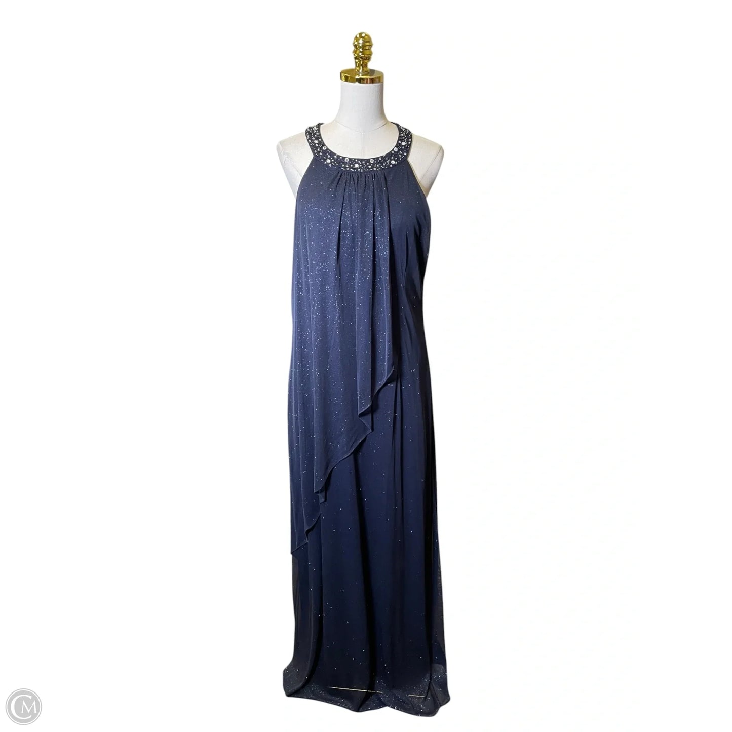 Dress Casual Maxi By Clothes Mentor In Blue, Size: Xl