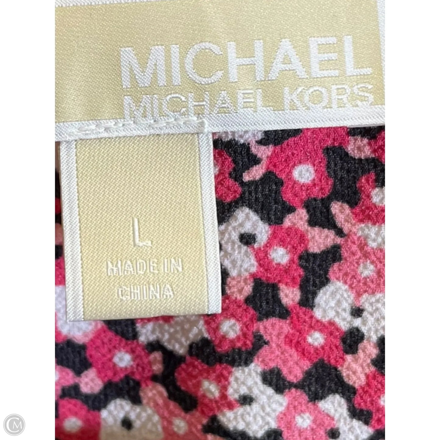 Top Short Sleeve By Michael By Michael Kors In Pink, Size: L