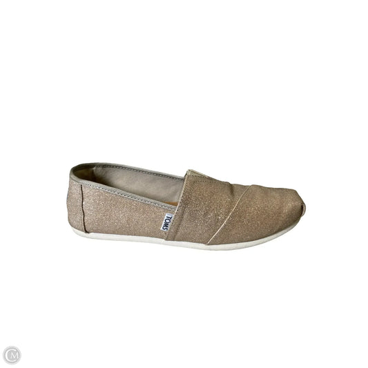 Shoes Flats By Toms In Rose Gold, Size: 7.5