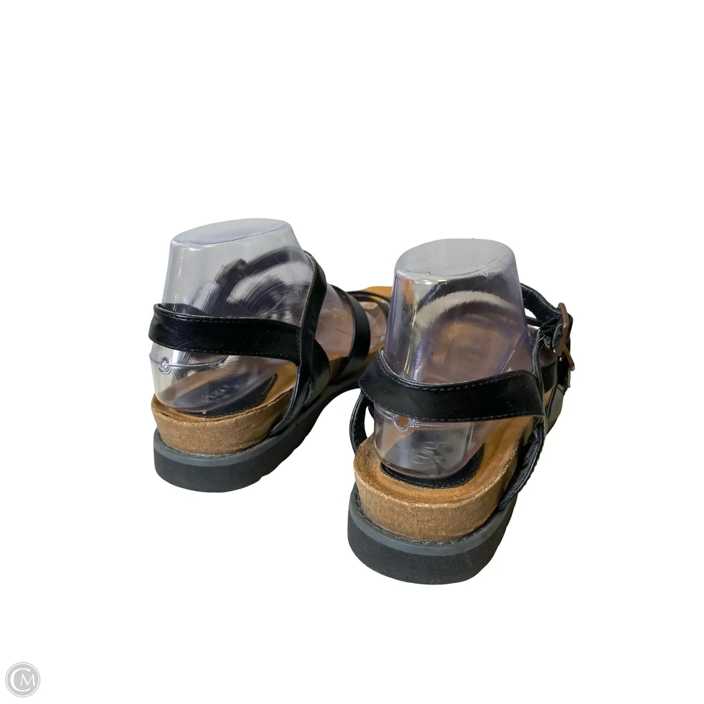 Shoes Flats By Clothes Mentor In Black, Size: 8.5