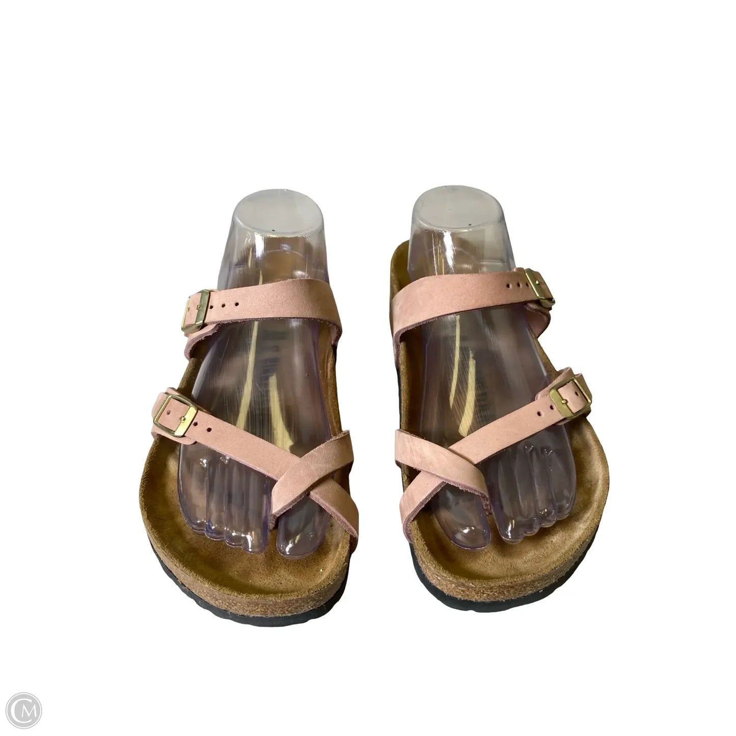 Sandals Flats By Birkenstock In Pink, Size: 8