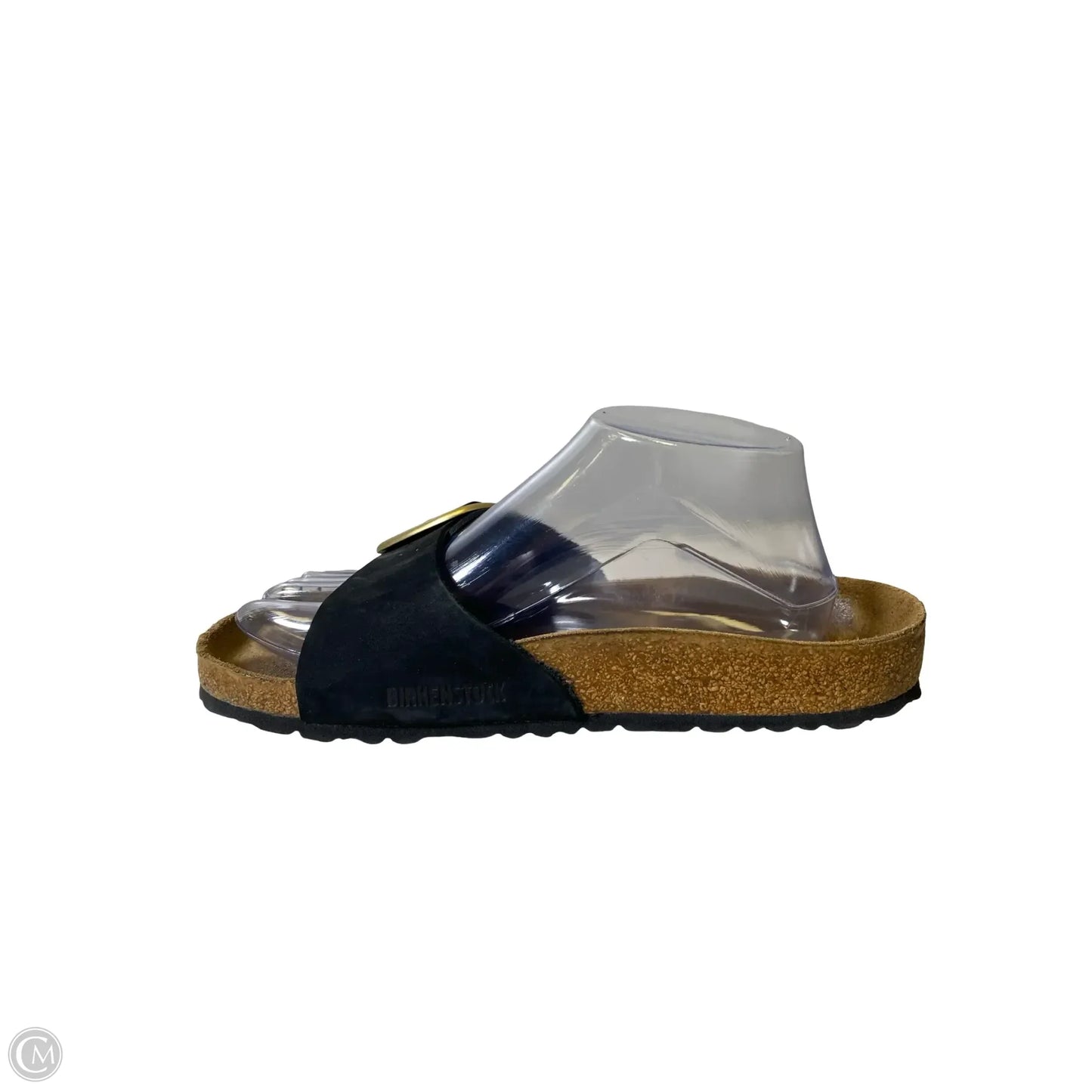 Sandals Flats By Birkenstock In Black, Size: 8