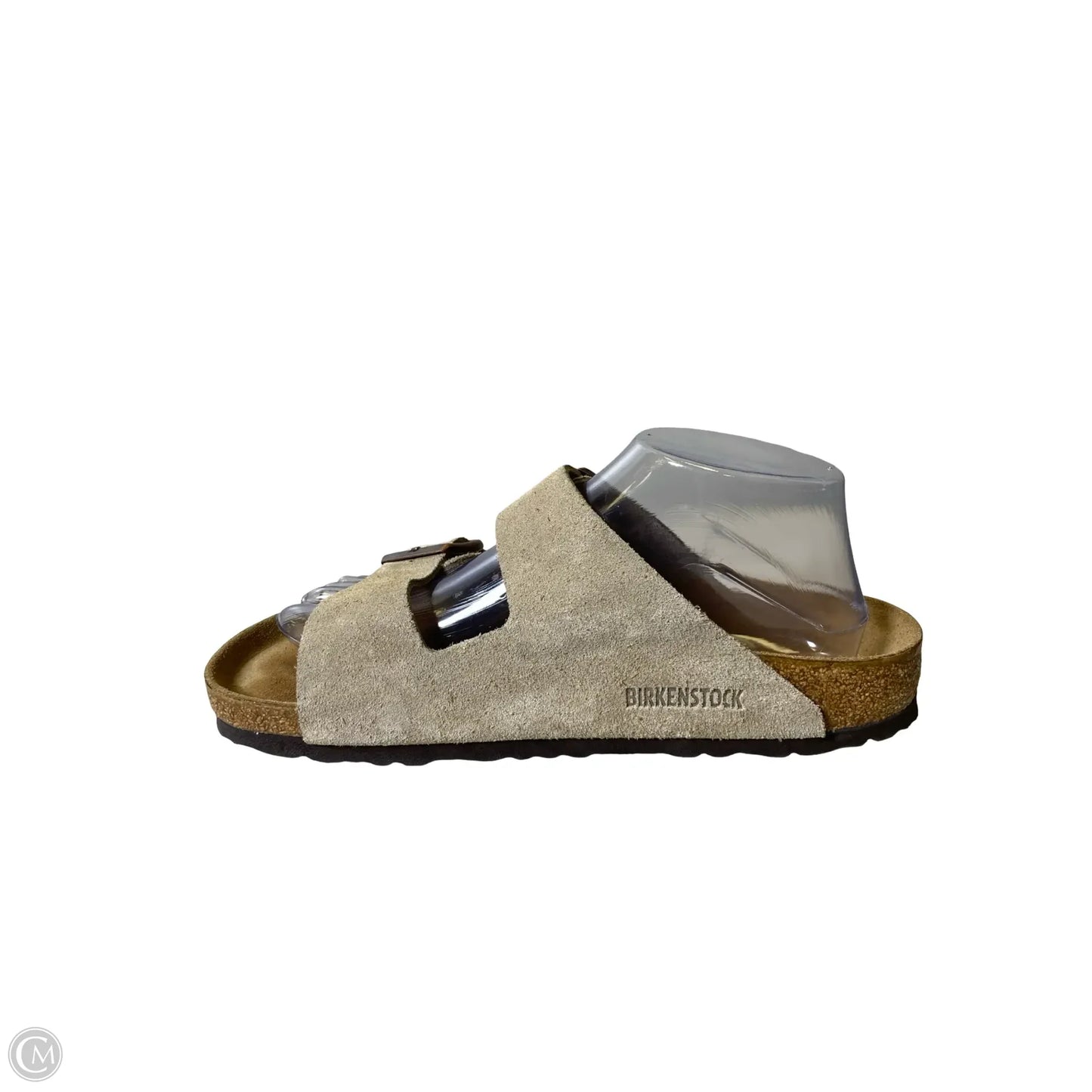 Sandals Flats By Birkenstock In Beige, Size: 8