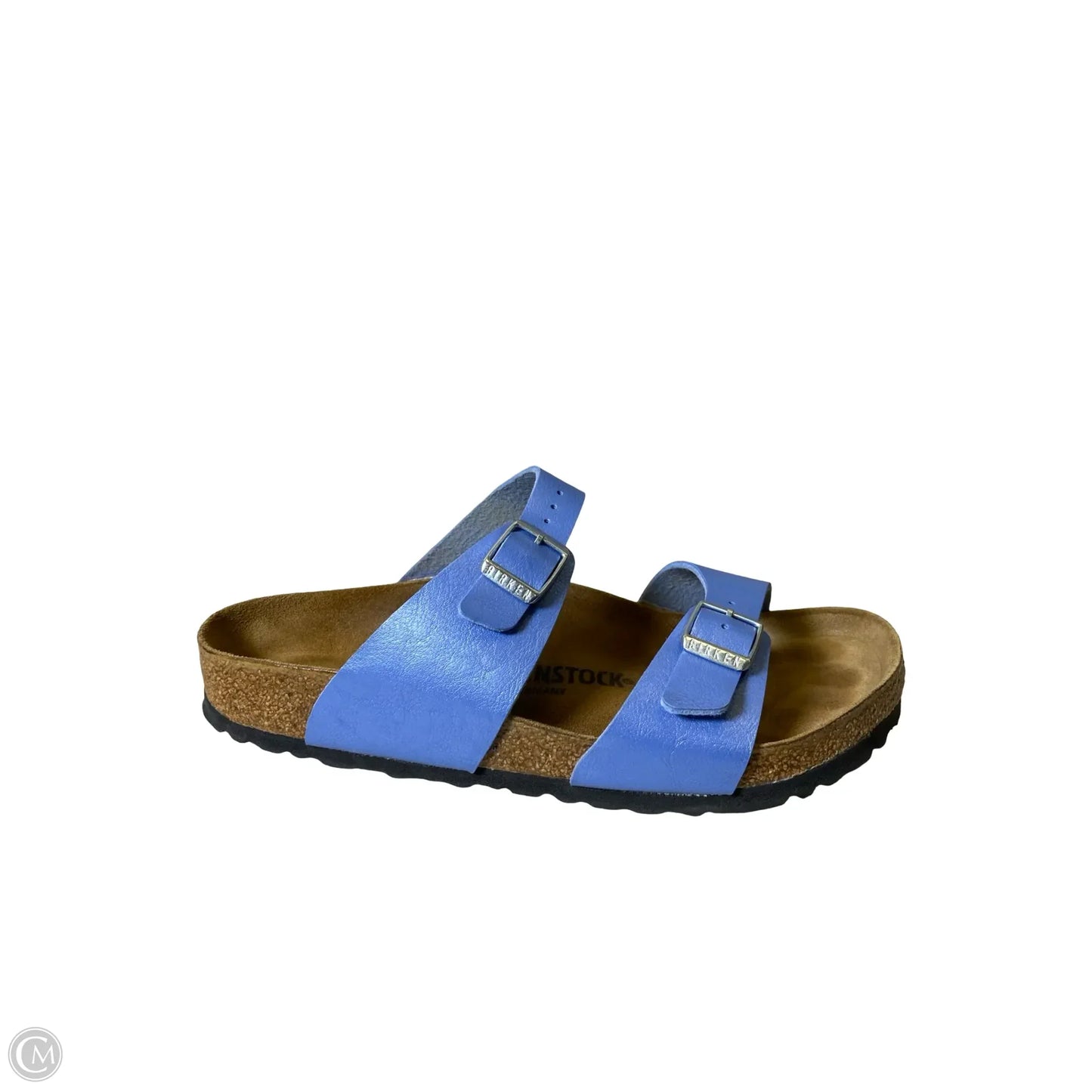 Sandals Flats By Birkenstock In Blue, Size: 8