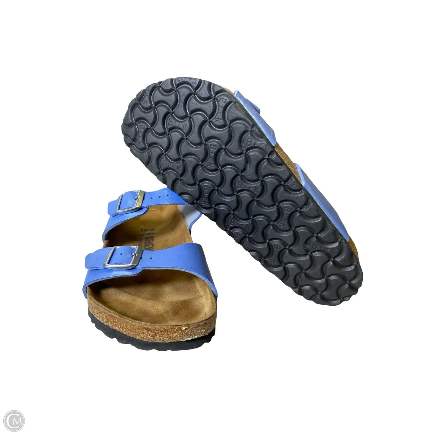 Sandals Flats By Birkenstock In Blue, Size: 8