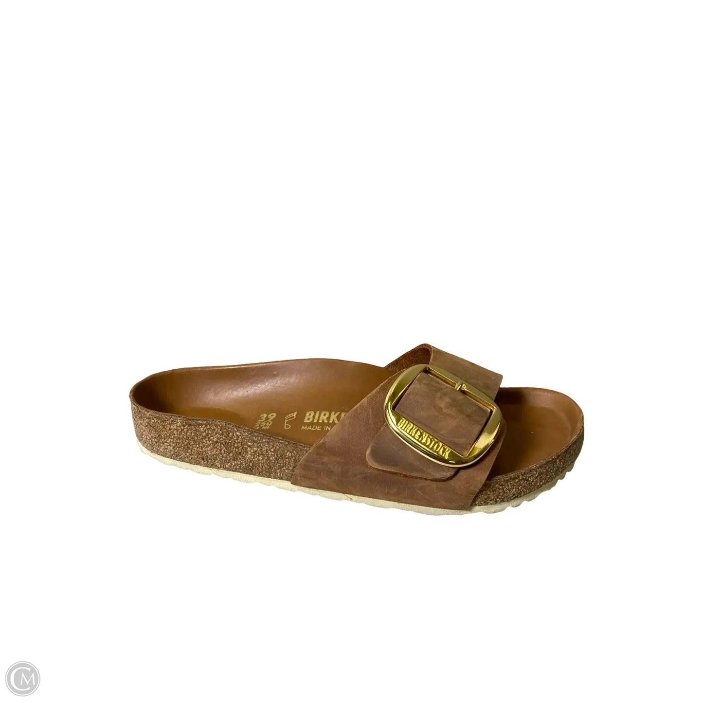 Sandals Flats By Birkenstock In Brown, Size: 8