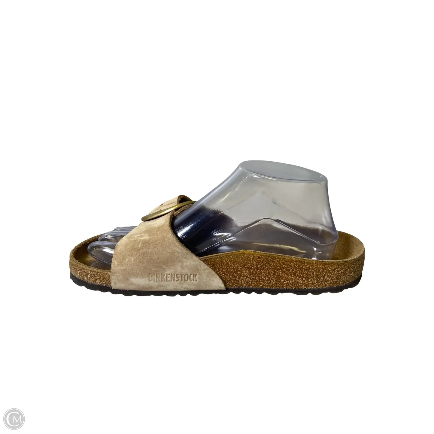 Sandals Flats By Birkenstock In Beige, Size: 8