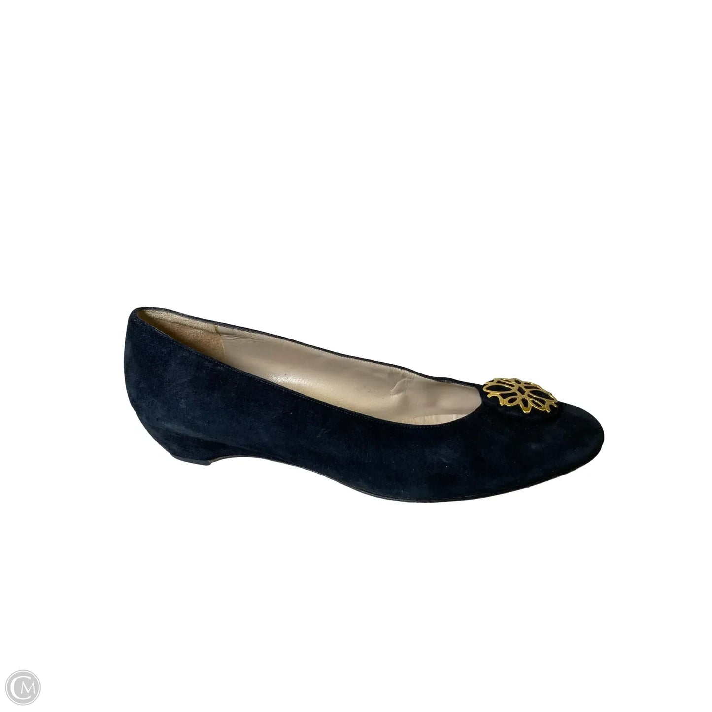 Shoes Luxury Designer By Ferragamo In Black, Size: 8