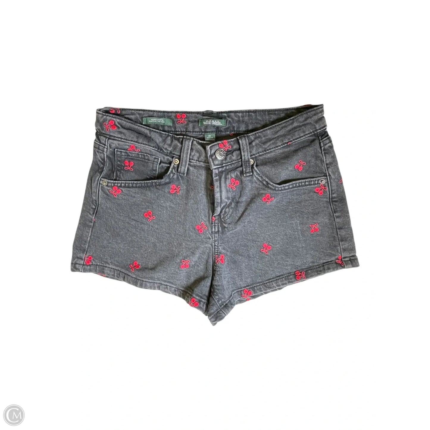Shorts By Wild Fable In Black & Red, Size: 0p