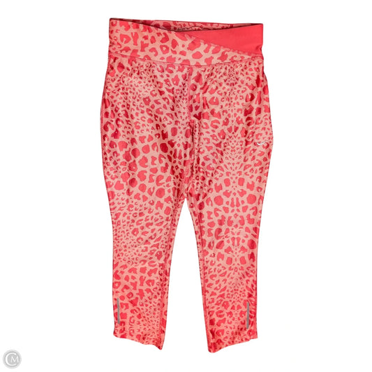 Athletic Capris By Nike In Pink, Size: Xs