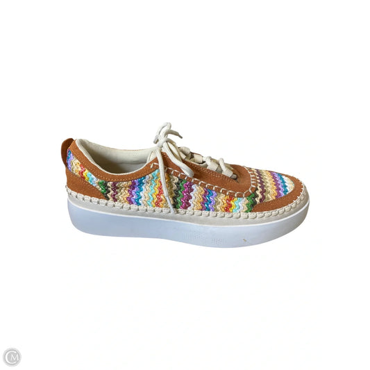 Shoes Sneakers By Clothes Mentor In Multi-colored, Size: 9