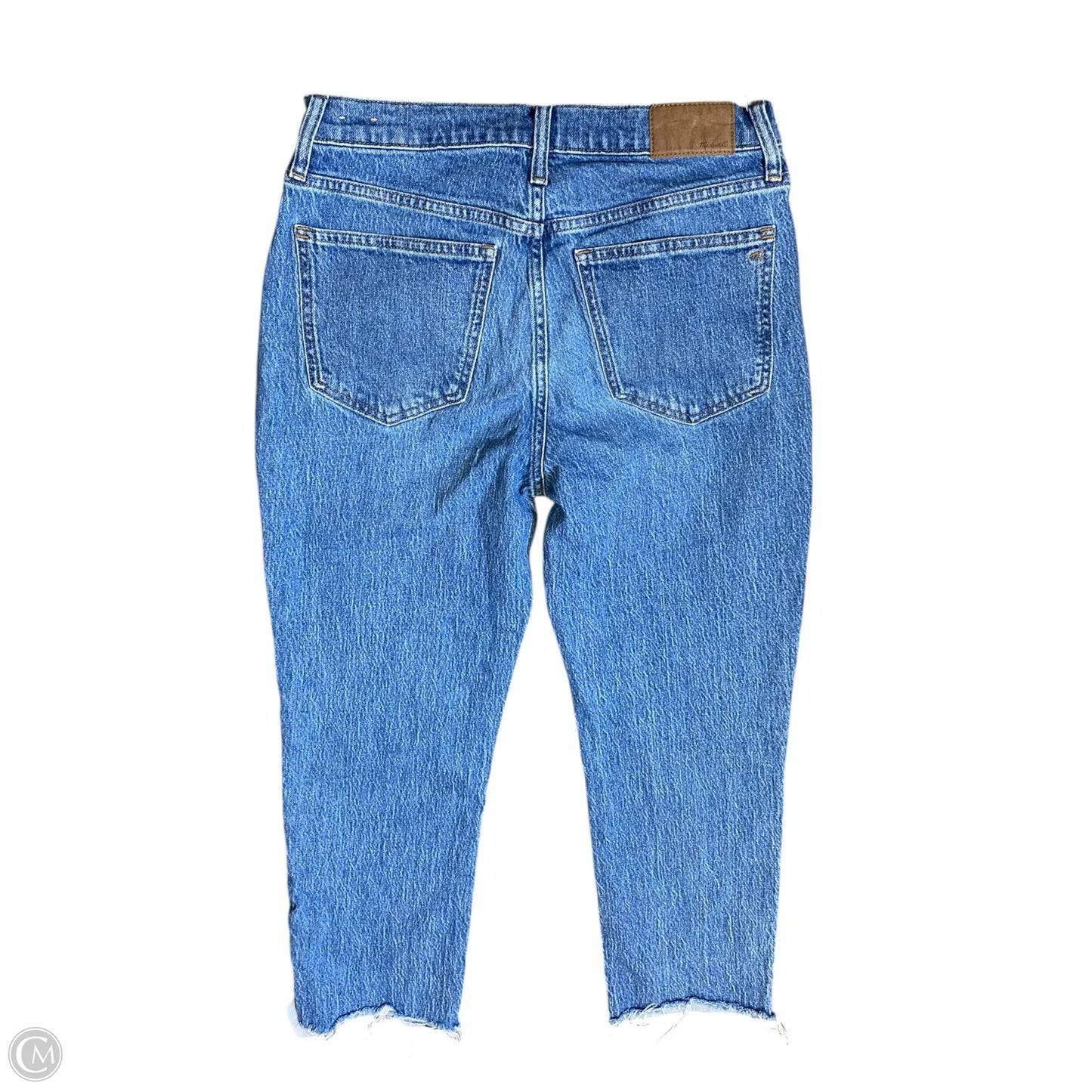 Jeans Straight By Madewell In Blue Denim, Size: 6