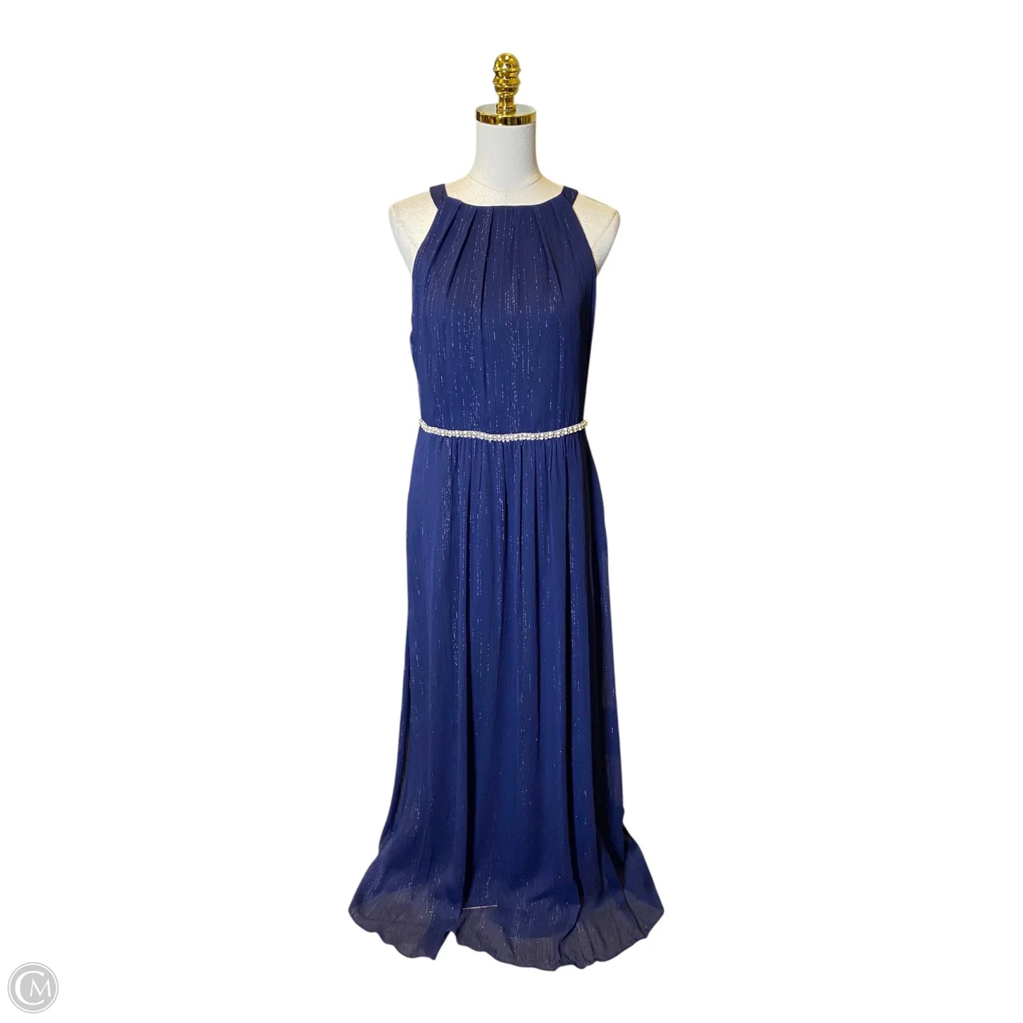 Dress Casual Maxi By Clothes Mentor In Navy, Size: L