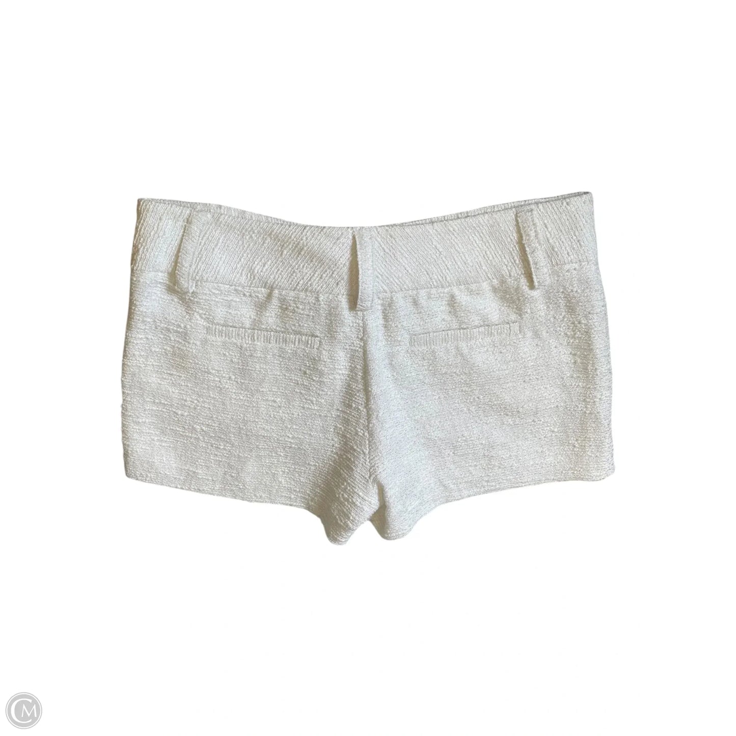 Shorts Designer By Alice + Olivia In White, Size: L