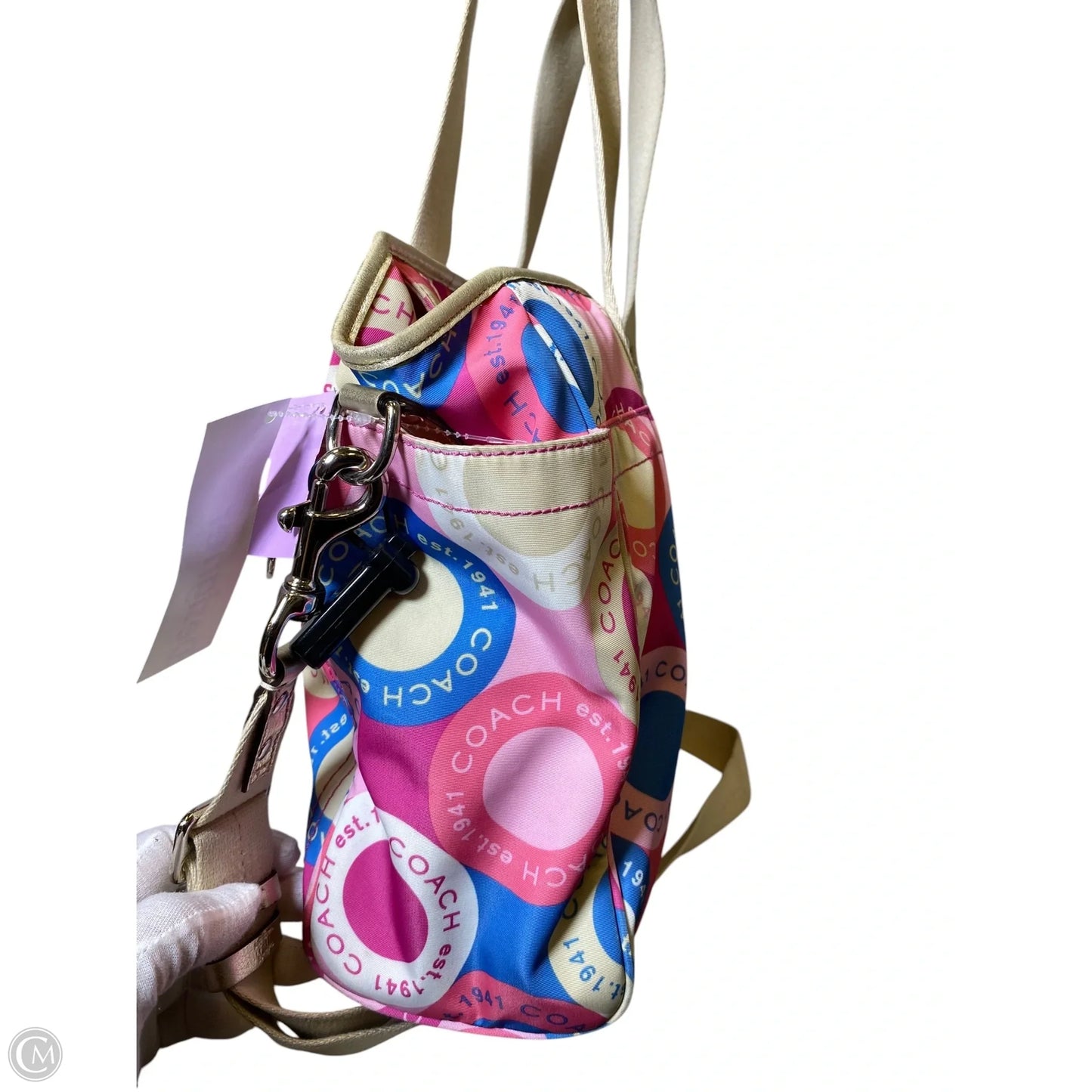Handbag Designer By Coach, Size: Large