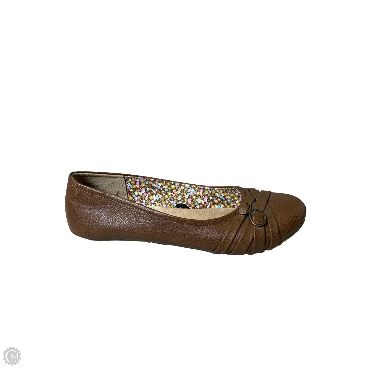 Shoes Flats By Clothes Mentor In Brown, Size: 8