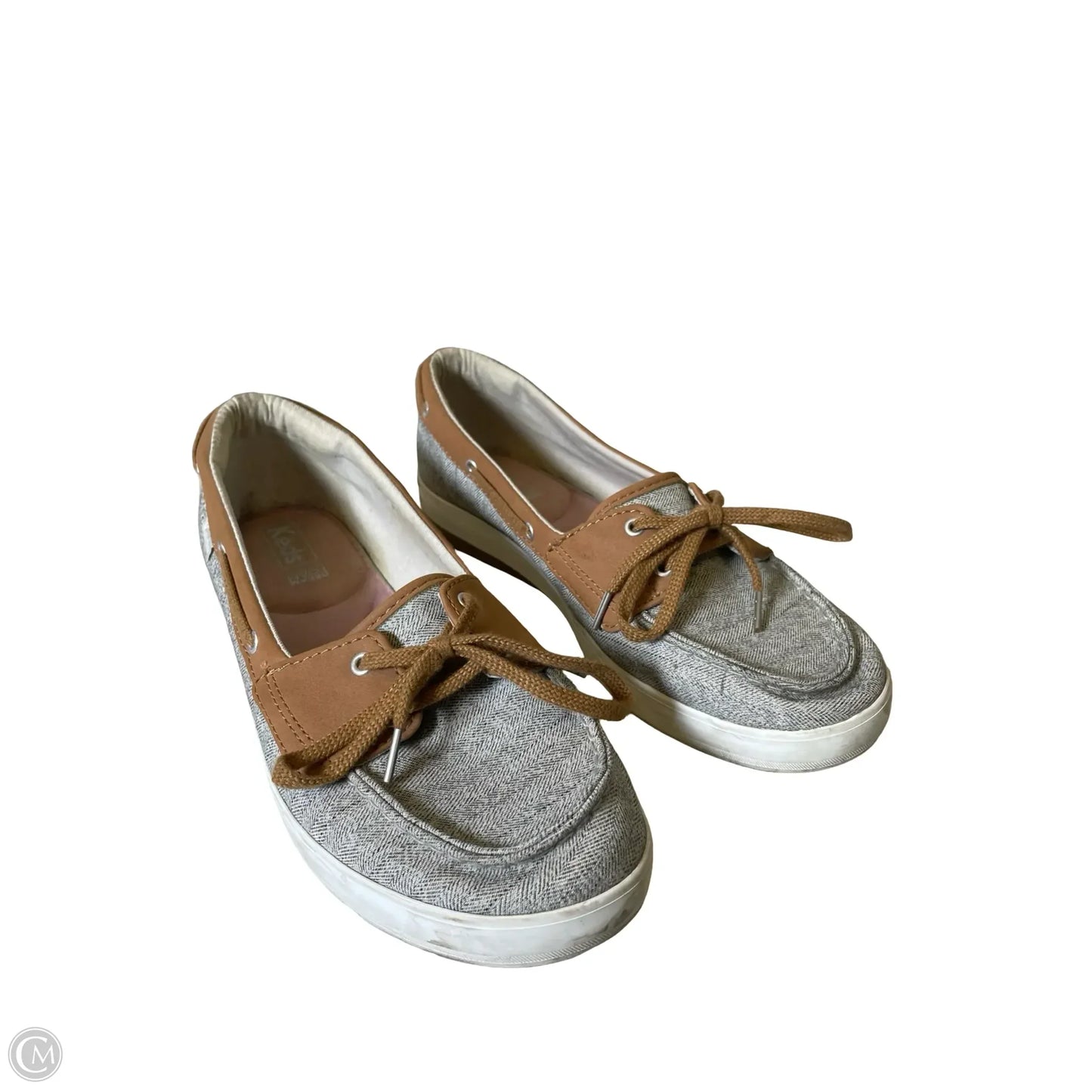 Shoes Flats By Keds In Brown & Grey, Size: 8