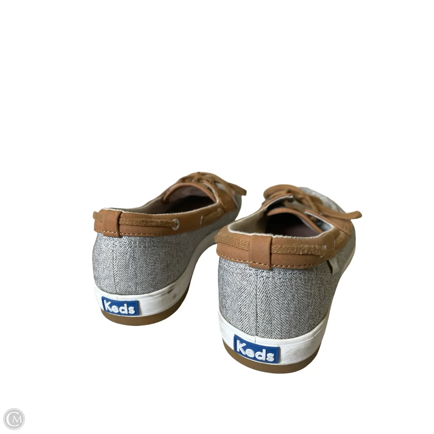 Shoes Flats By Keds In Brown & Grey, Size: 8