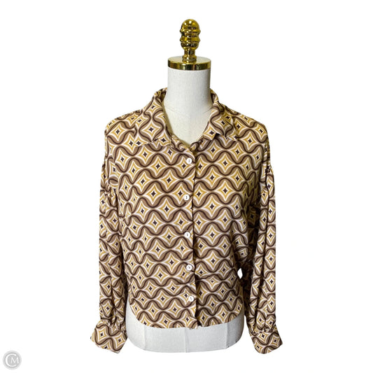 Top Long Sleeve By Clothes Mentor In Multi-colored, Size: L