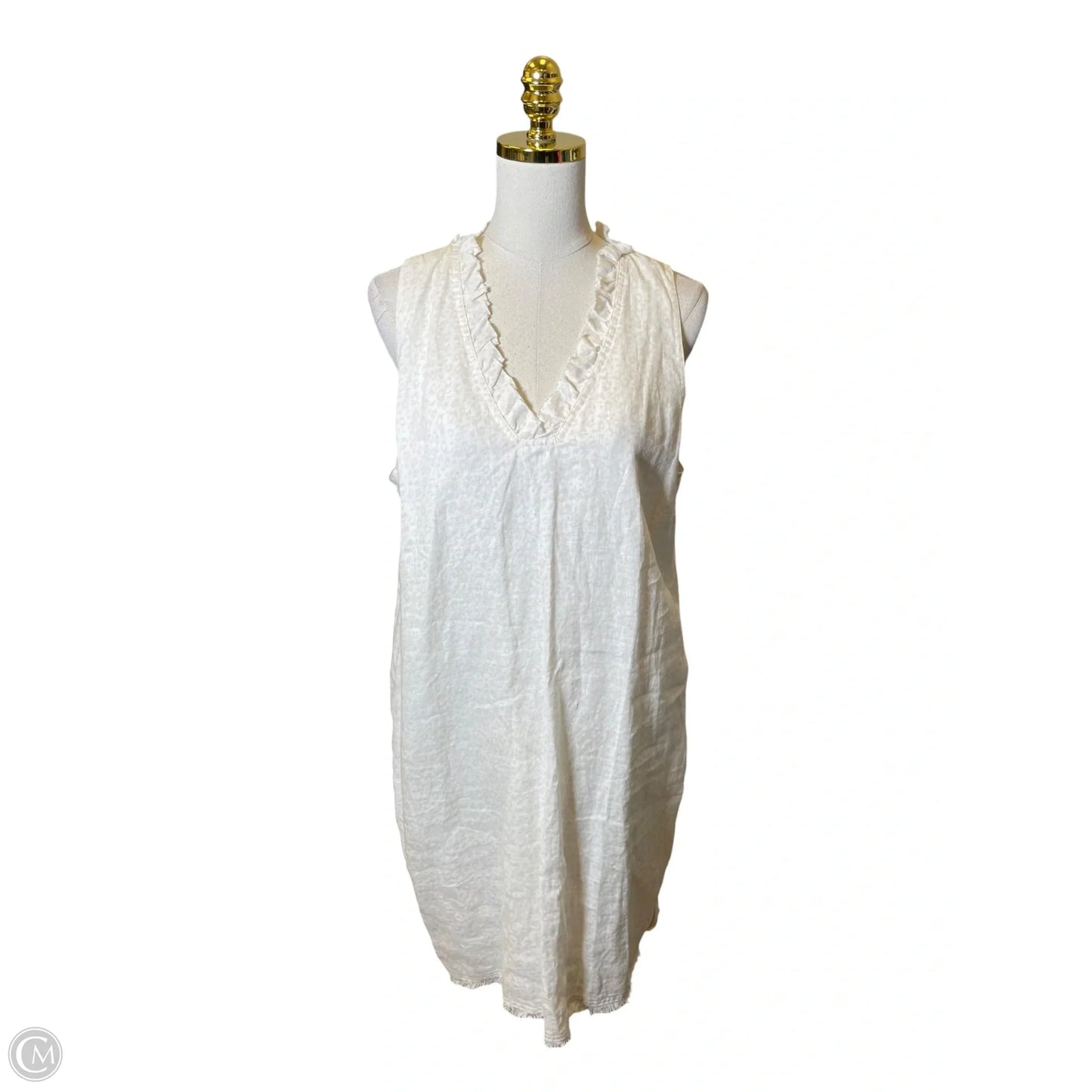 Dress Casual Midi By Tommy Bahama In Cream, Size: Xl