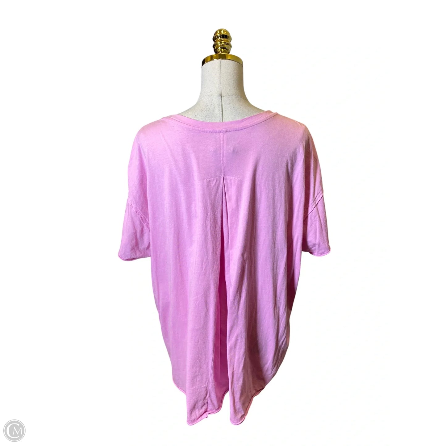 Top Short Sleeve By Johnny Was In Pink, Size: Xl