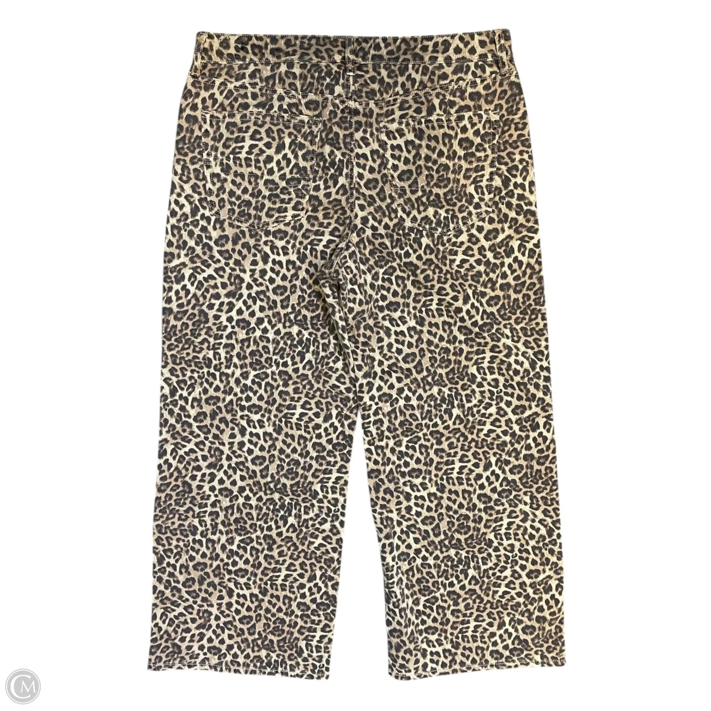 Jeans Wide Leg By American Eagle In Animal Print, Size: 14