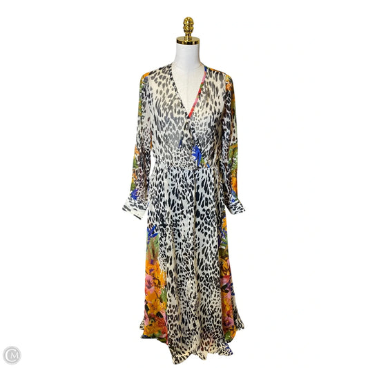 Dress Casual Maxi By Clothes Mentor In Multi-colored, Size: L