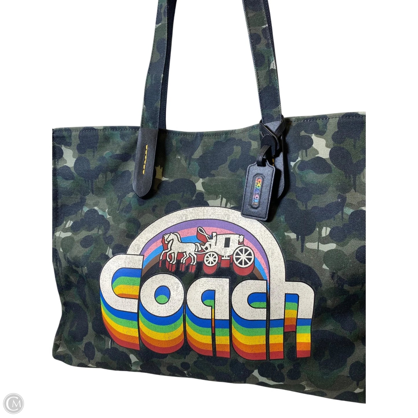 Tote Designer By Coach, Size: Large