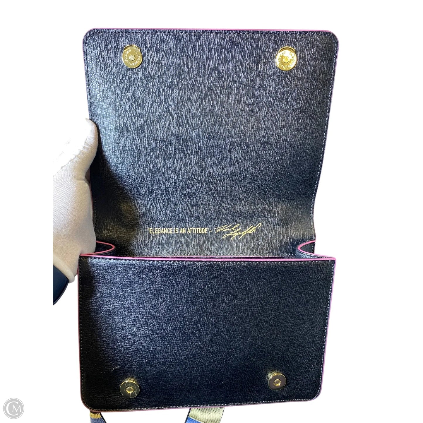 Handbag Designer By Karl Lagerfeld, Size: Small