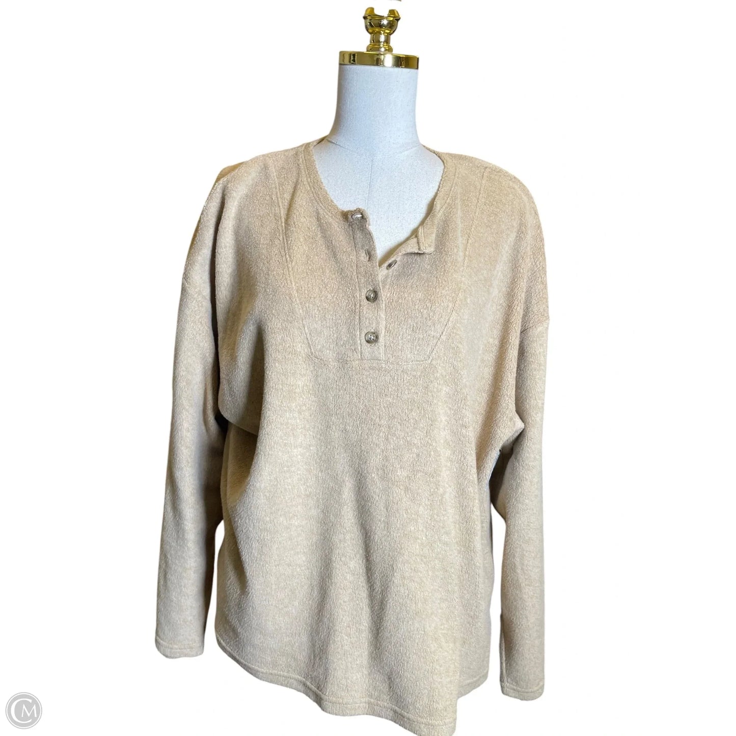 Sweater By Madewell In Tan, Size: L