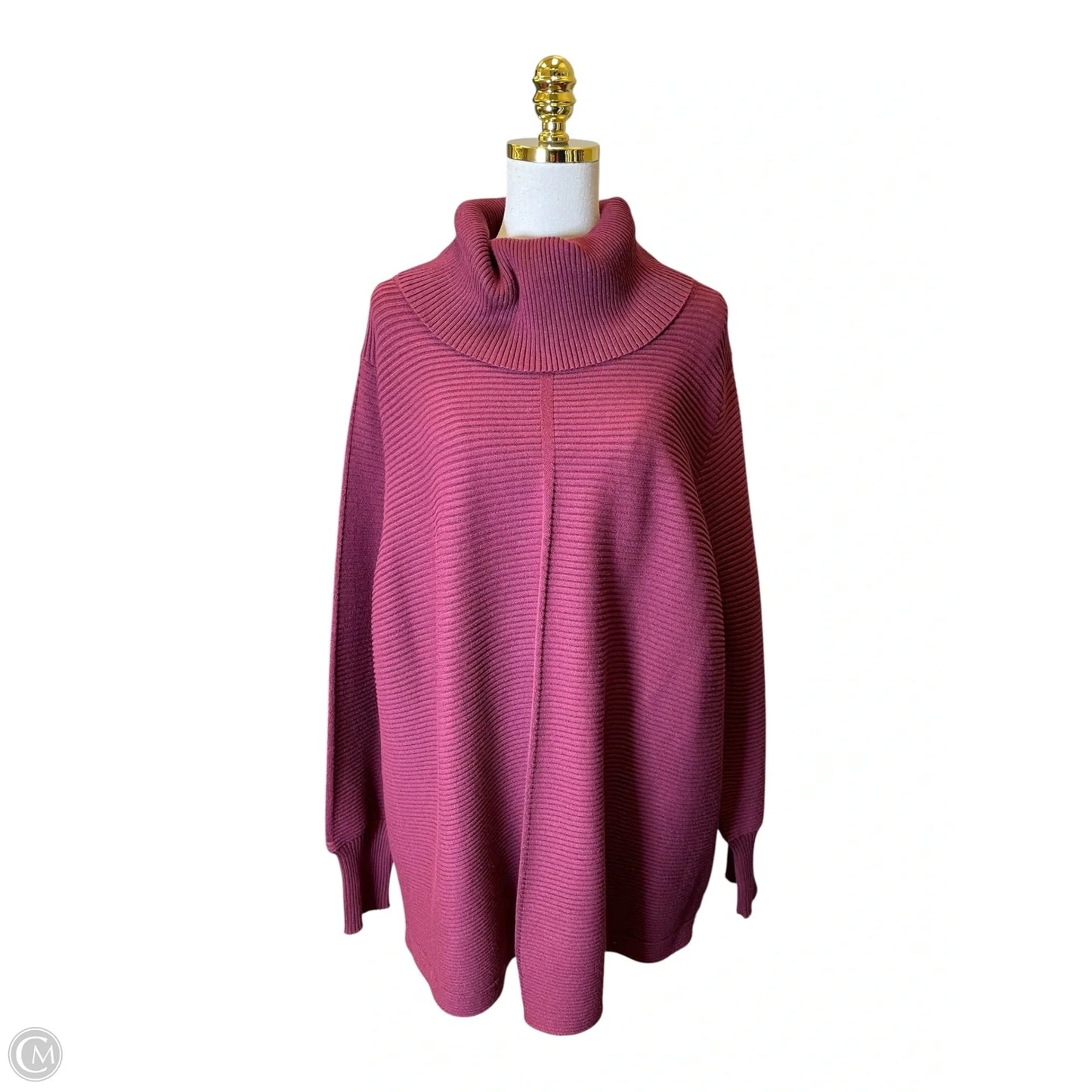 Sweater By Cyrus In Maroon, Size: 3x