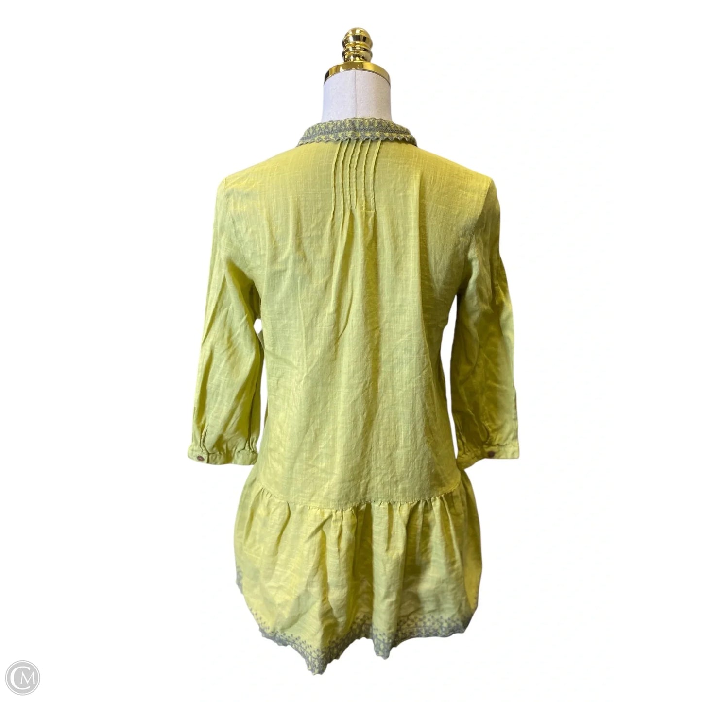Top Long Sleeve By Free People In Green, Size: S