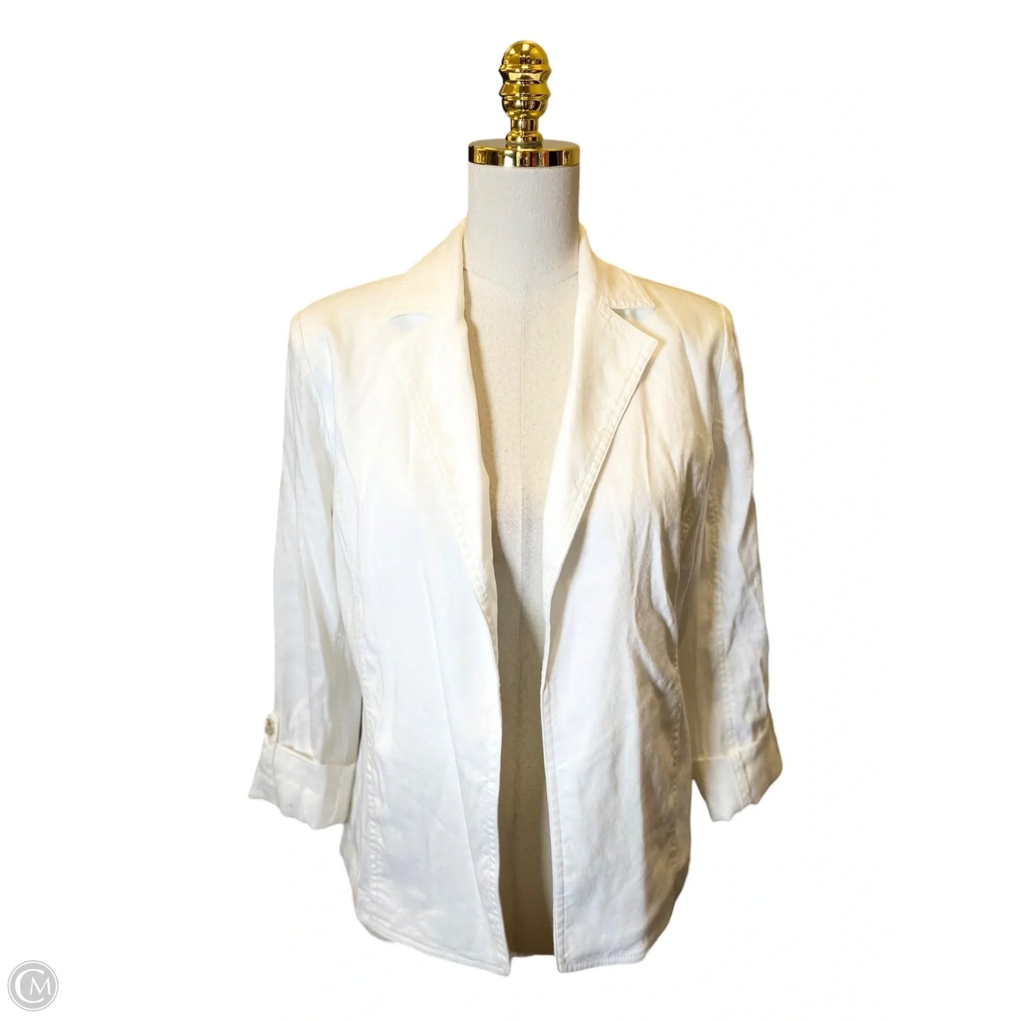 Jacket Other By Chicos In White, Size: S